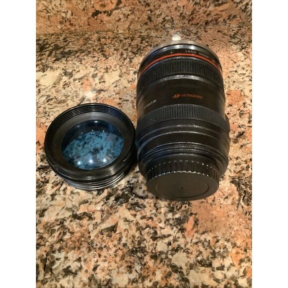 Canon Zoom Lens EF 24-105 mm Fake Replica Drinking Cup W/ Lid New No Box - Picture 4 of 4
